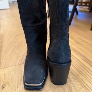 Dolce Vita Falon Black Heeled Boots